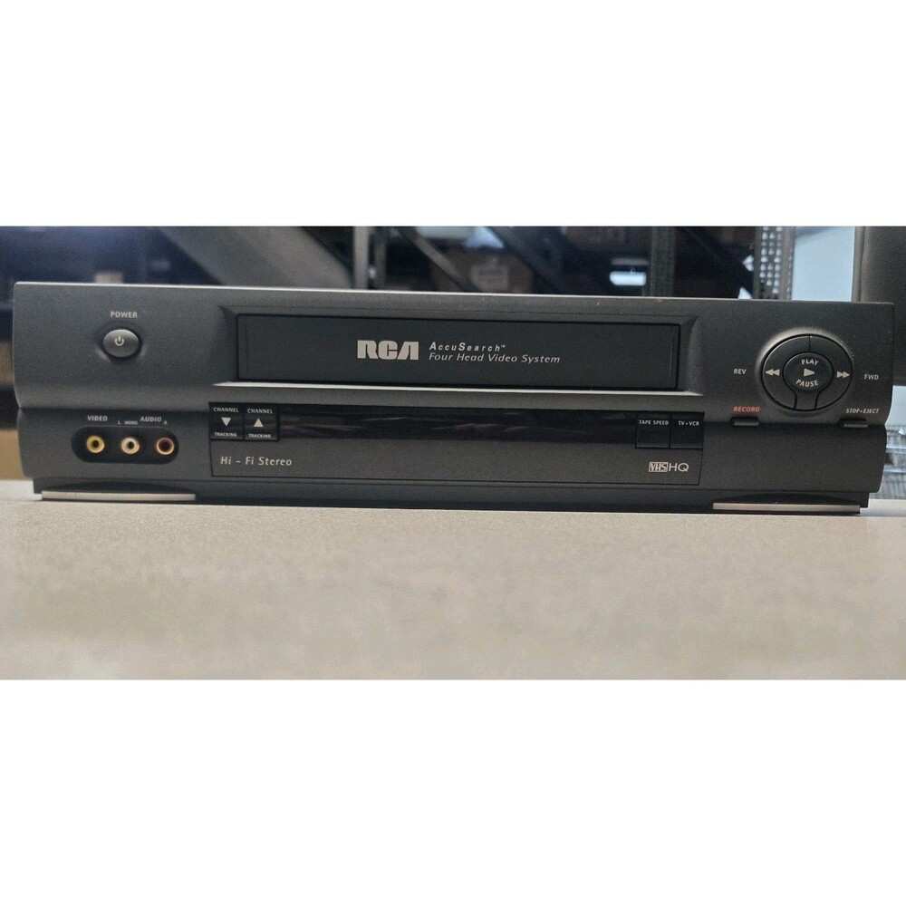 RCA VR623HF 4-Head Hi-Fi Stereo VCR VHS Player For Parts or Repair As-Is